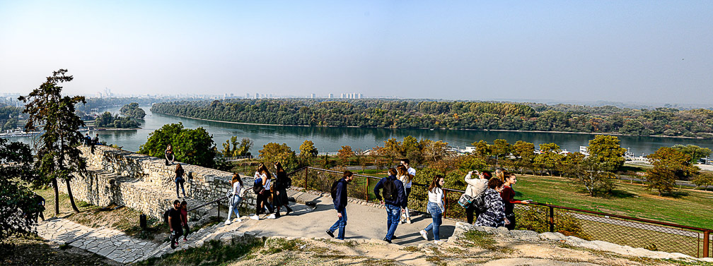 River Confluence at Belgrade Fortress 1750