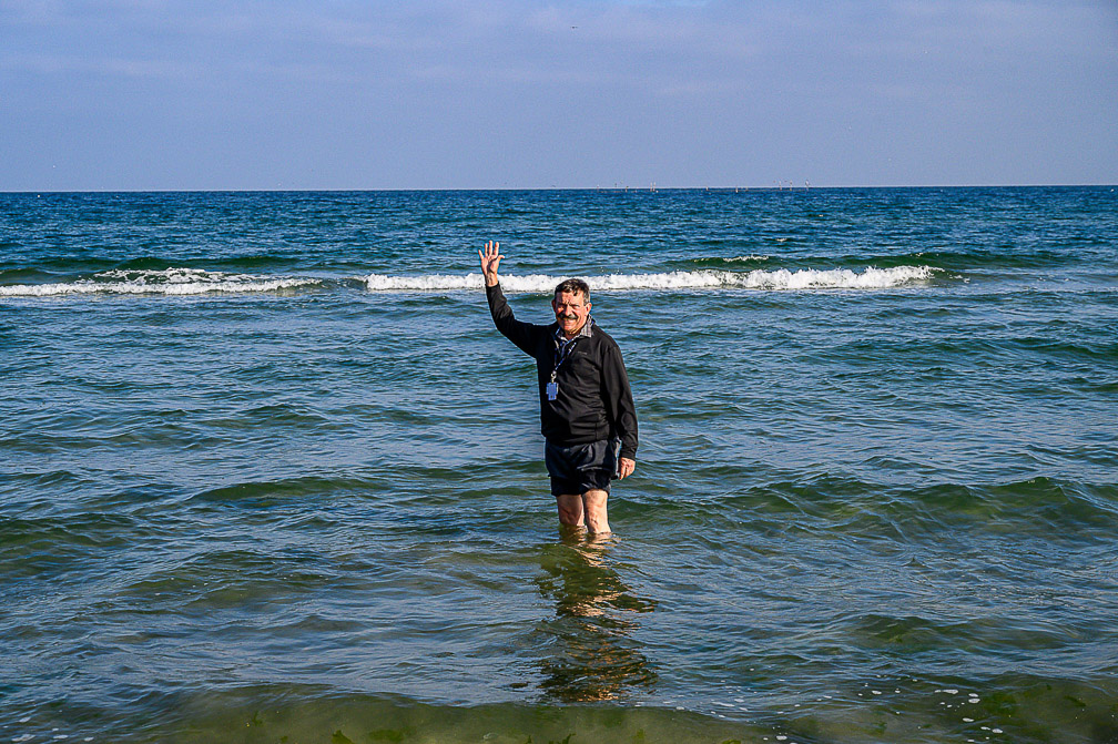 Just had to get into the Black Sea  0741